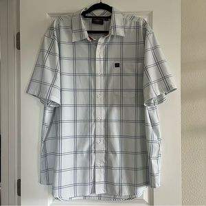 Harley Davidson Men’s Block Letter Windowpane Shirt